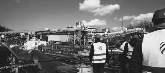 Gruppo in visita ai cantieri del Terzo Valico